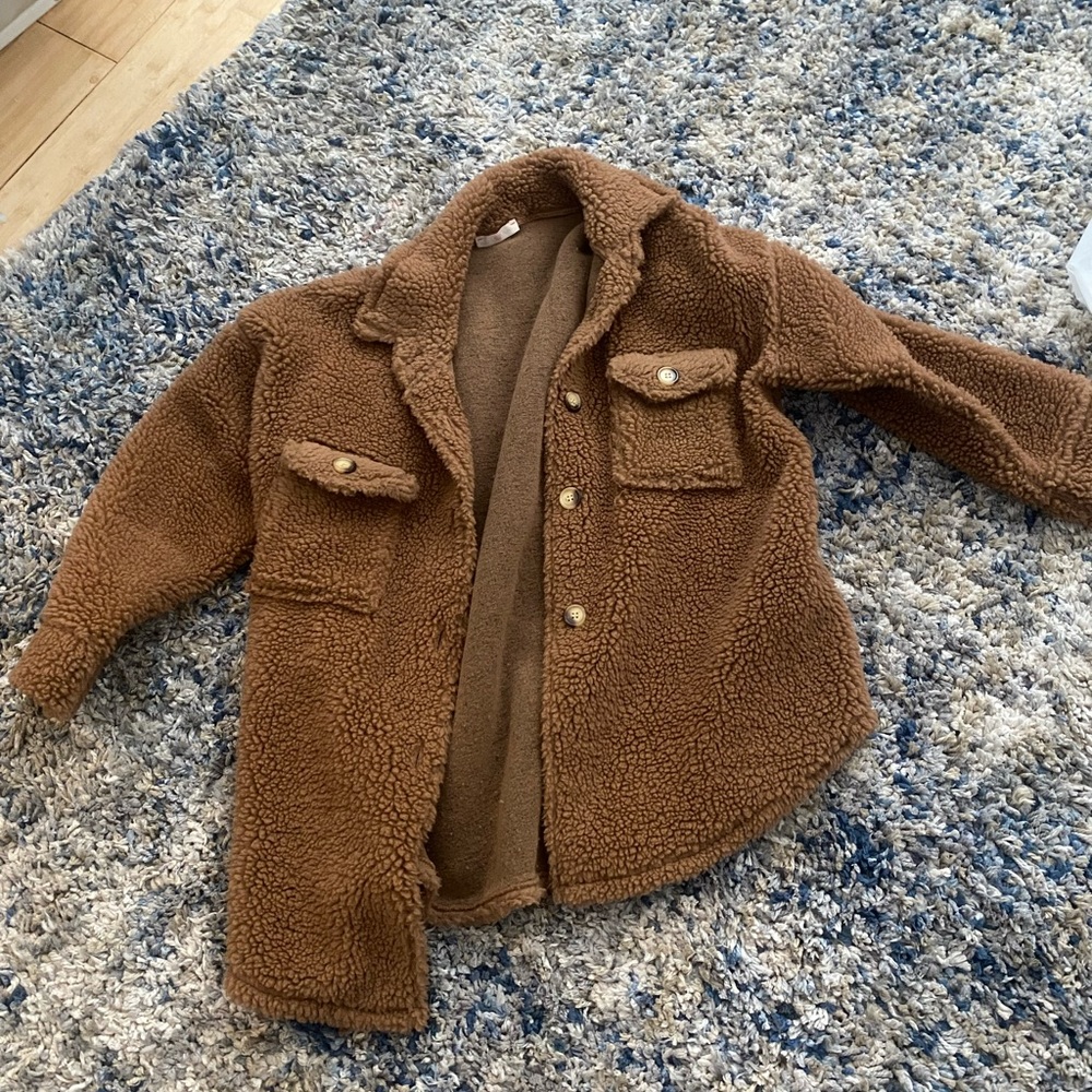 Fluffy jacket from France